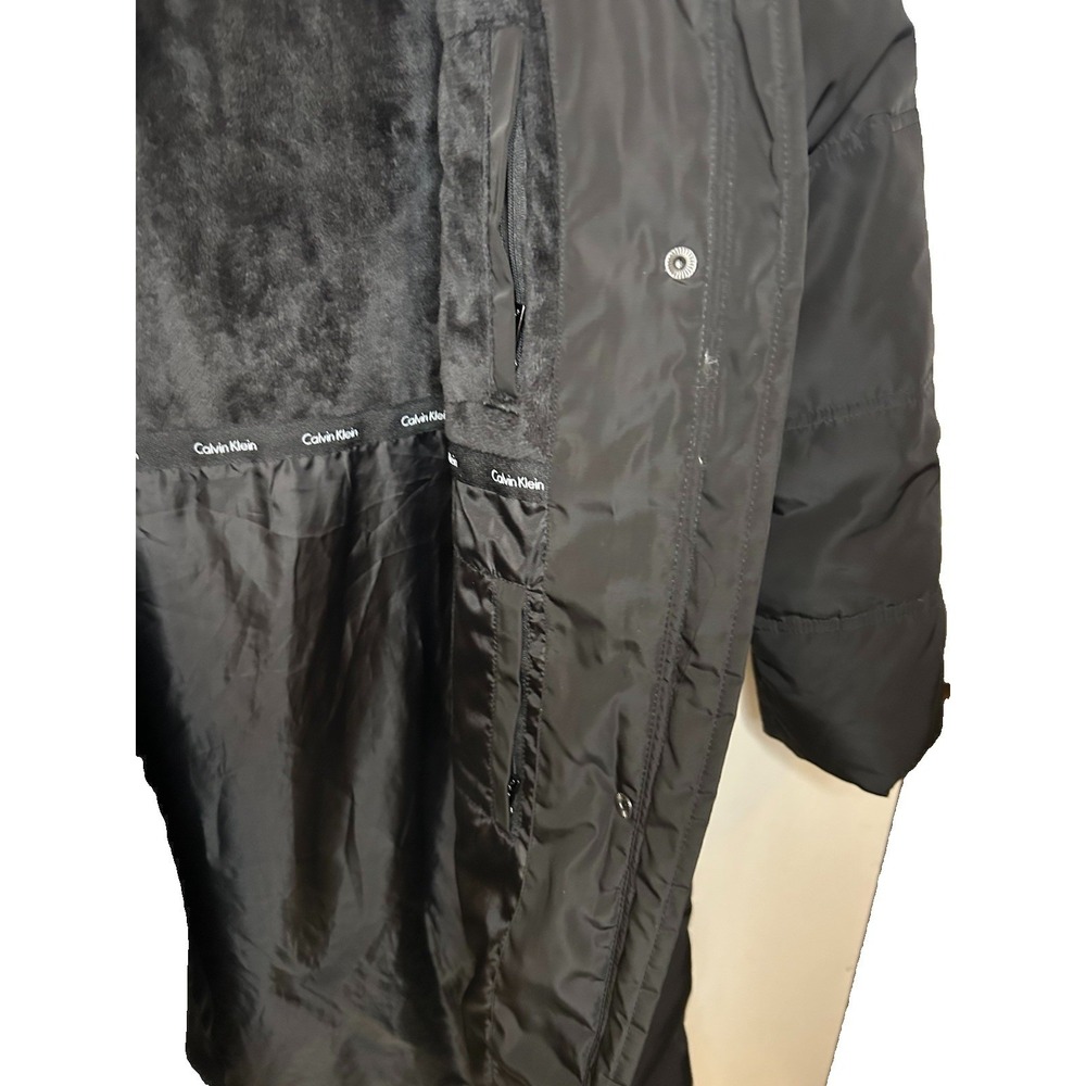Calvin Klein Long Puffer‎ Jacket W/removable hood. Women's Size XS - Picture 4 of 14